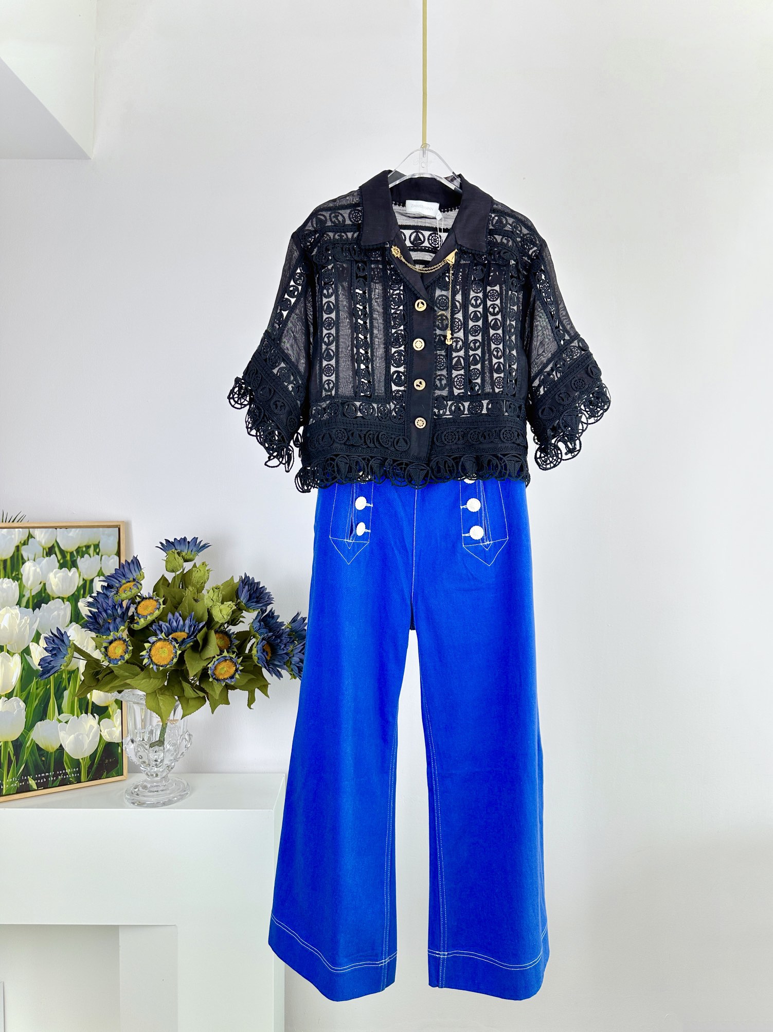 ÁO CROP TOP ZIMMERMANN Vintage Dress