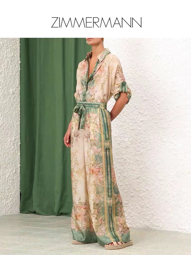 ÁO ZIMMERMANN Flower Vintage Dress High Classy