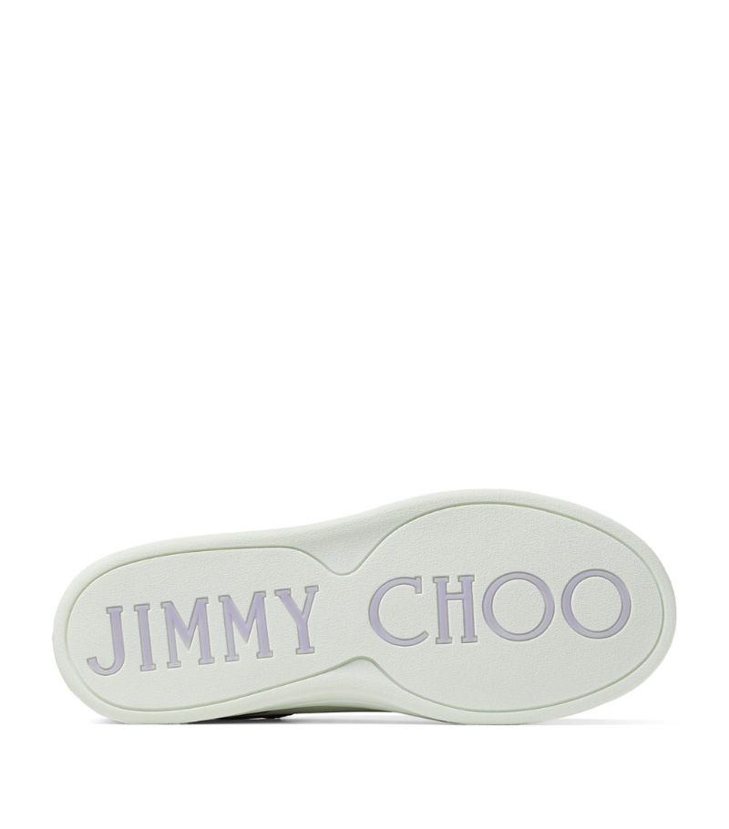 GIÀY JIMMY CHOO Leather Rome Sneakers