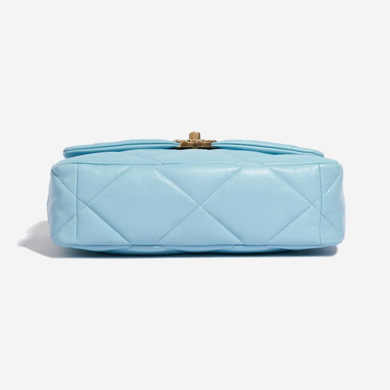 TÚI Chanel 19 Large Flap Bag Lamb Tiffany Blue da cừu