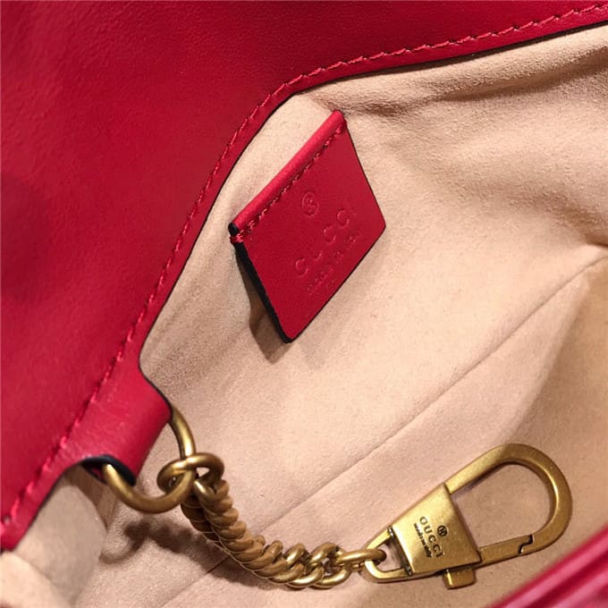 TÚI Gucci GG marmont super mini bag red Top Quality