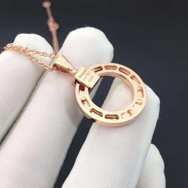 DÂY CHUYỀN BVLGARI DIAMOND AND ROSE GOLD 18K