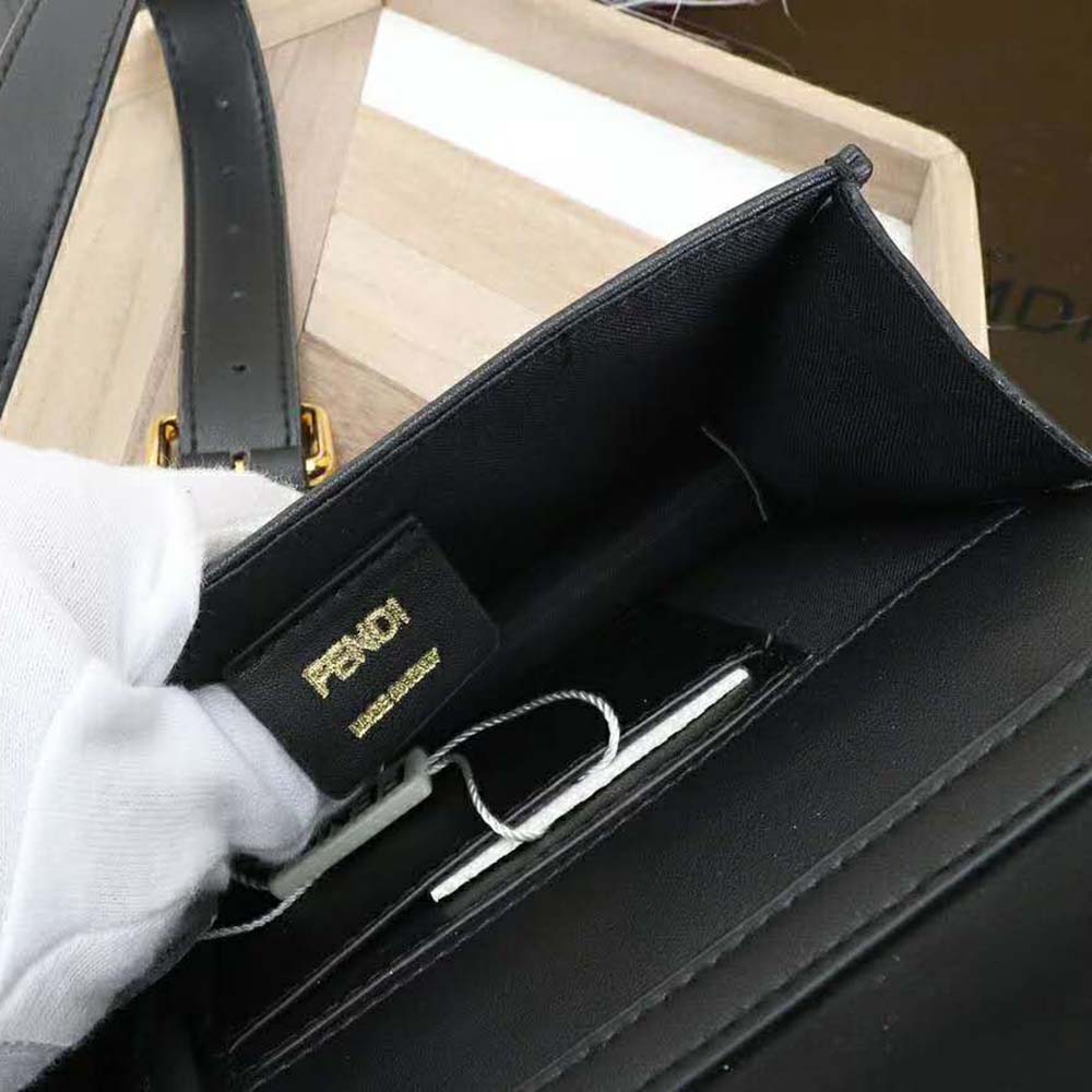 TÚI Fendi Women Belt Bag in Calf Leather-Brown