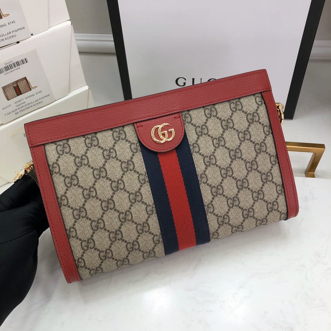 TÚI Gucci Ophidia GG small shoulder bag red Top Quality