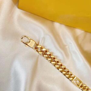 Lắc tay Fendi Women Baguette Gold-colored Bracelet