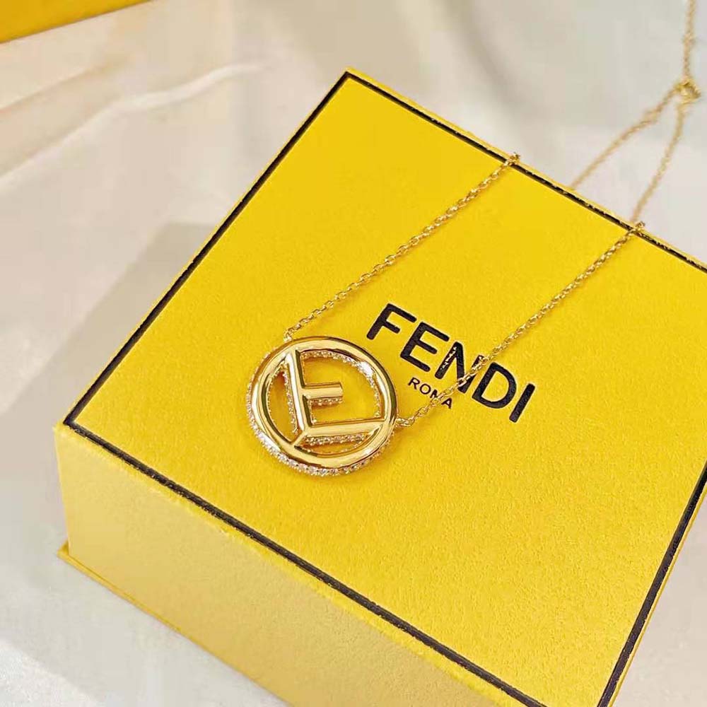 DÂY Fendi Women F is Fendi Gold Color Necklace