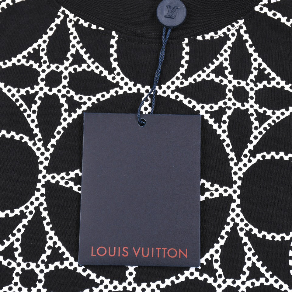 ÁO LOUIS VUITTON print cotton jersey T-shirt