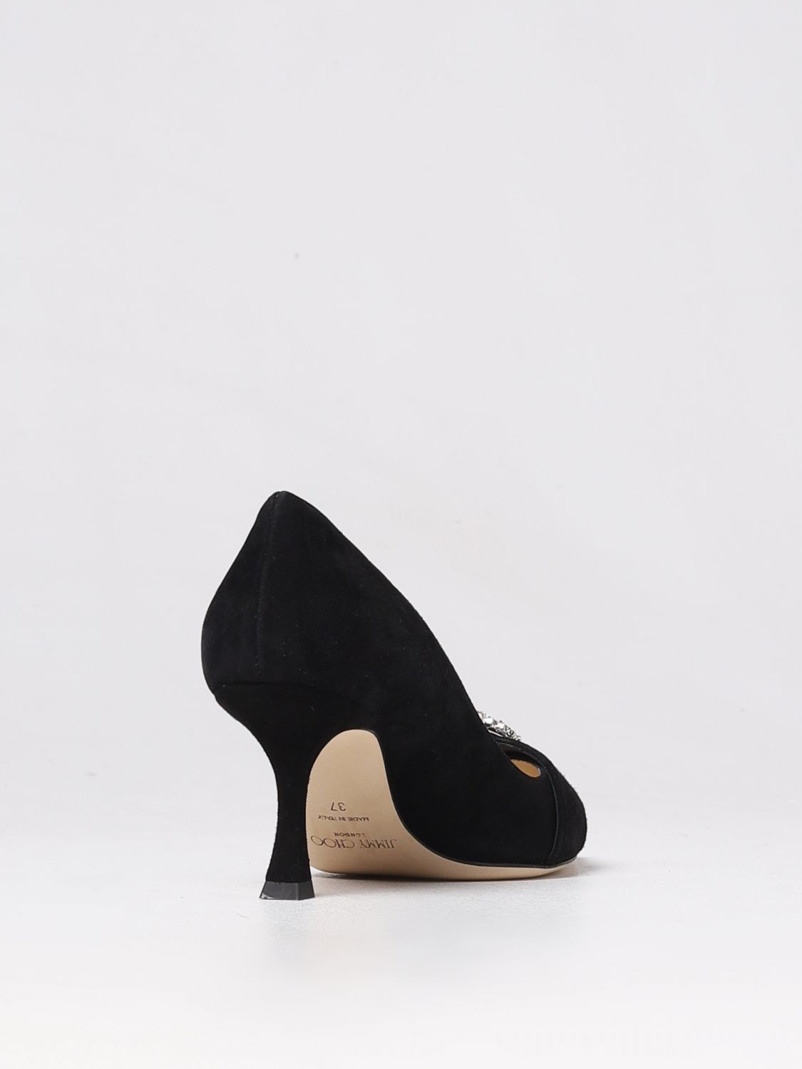 GIÀY JIMMY CHOO Black suede pumps shoes