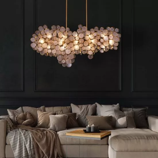 ĐÈN CHÙM LUXURY THE CIRCLE CRYSTAL CHANDELIER