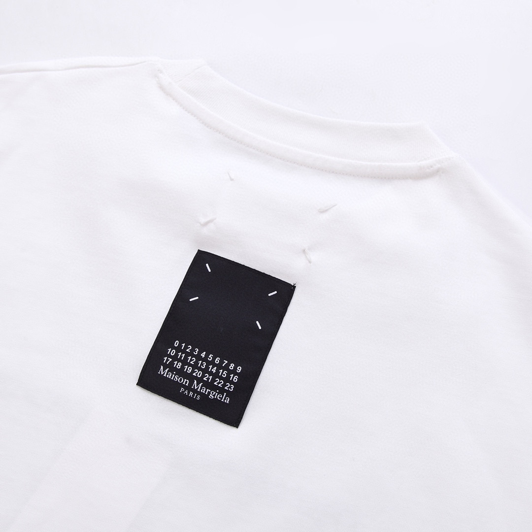 ÁO Maison Margiela print cotton jersey T-shirt