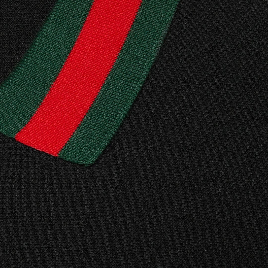 ÁO GUCCI GG POLO SHIRT MÀU ĐEN UNISEX
