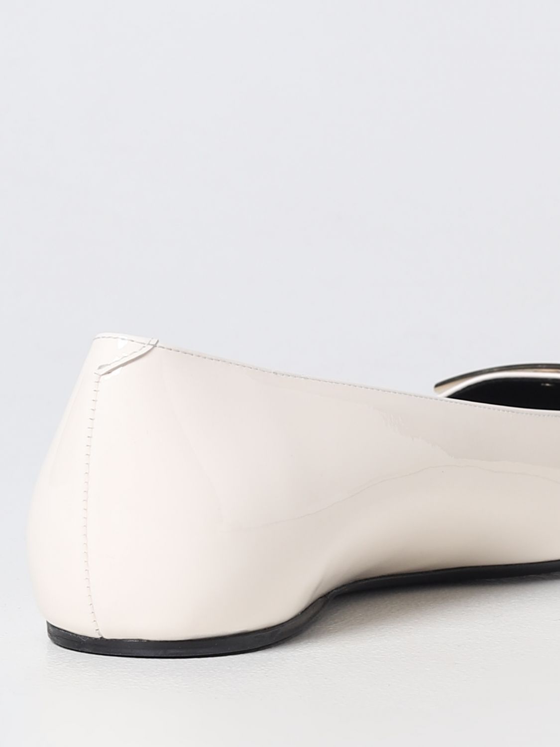 GIÀY ROGER VIVIER Yellow Cream ballet flats shoes