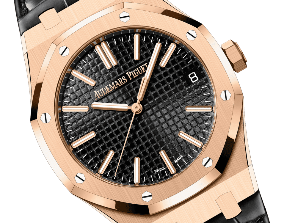 Đồng hồ Audemars Piguet Royal Oak Black Dial mặt số màu đen