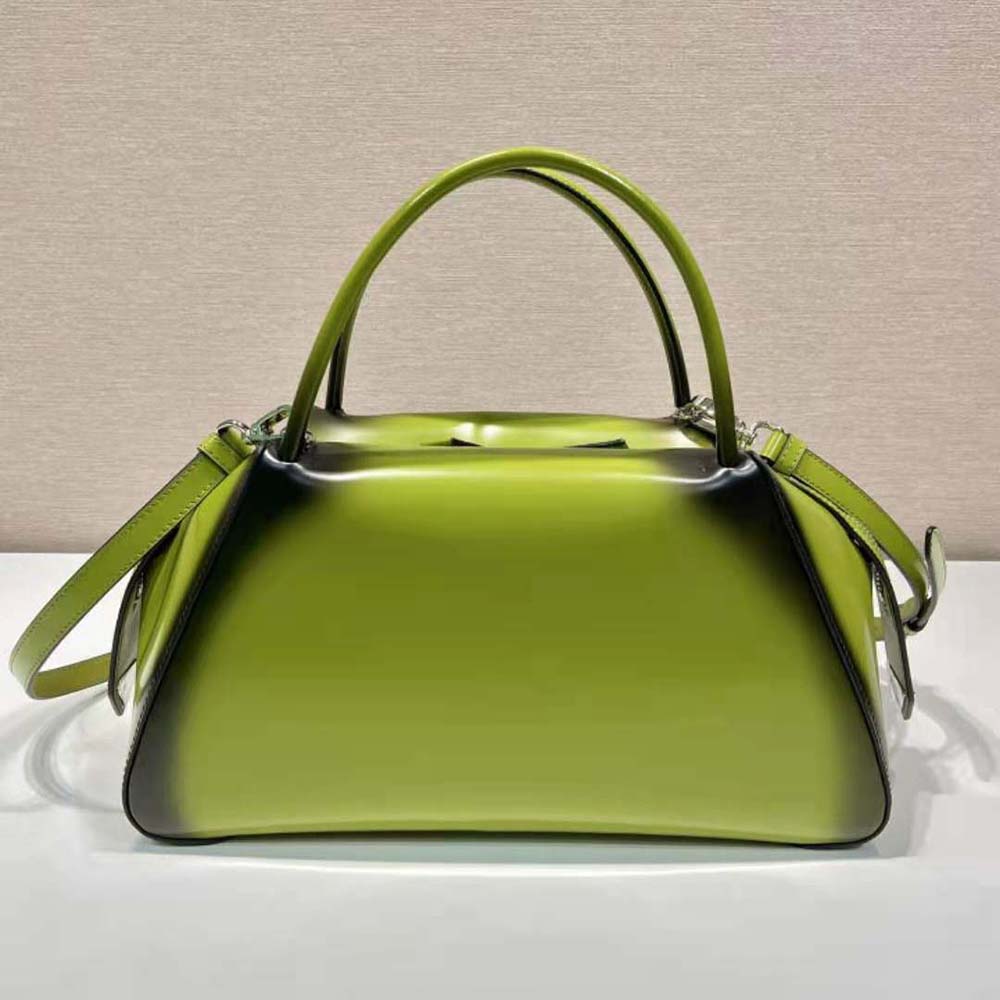 TÚI Prada Medium Brushed Leather Prada Supernova Handbag-Green
