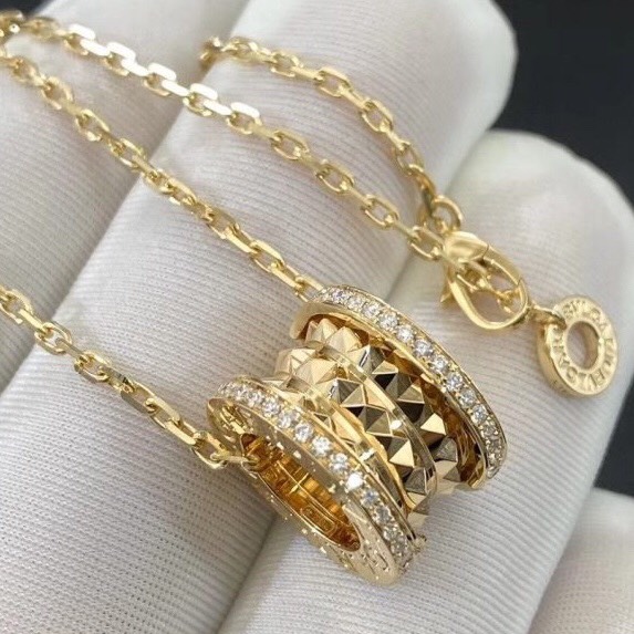 DÂY CHUYỀN BVLGARI ROCK NECKLACE DIAMOND YELLOW GOLD 18K