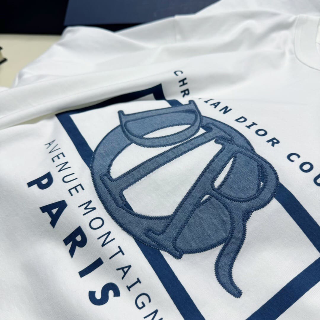 ÁO DIOR T SHIRT MÀU TRẮNG UNISEX