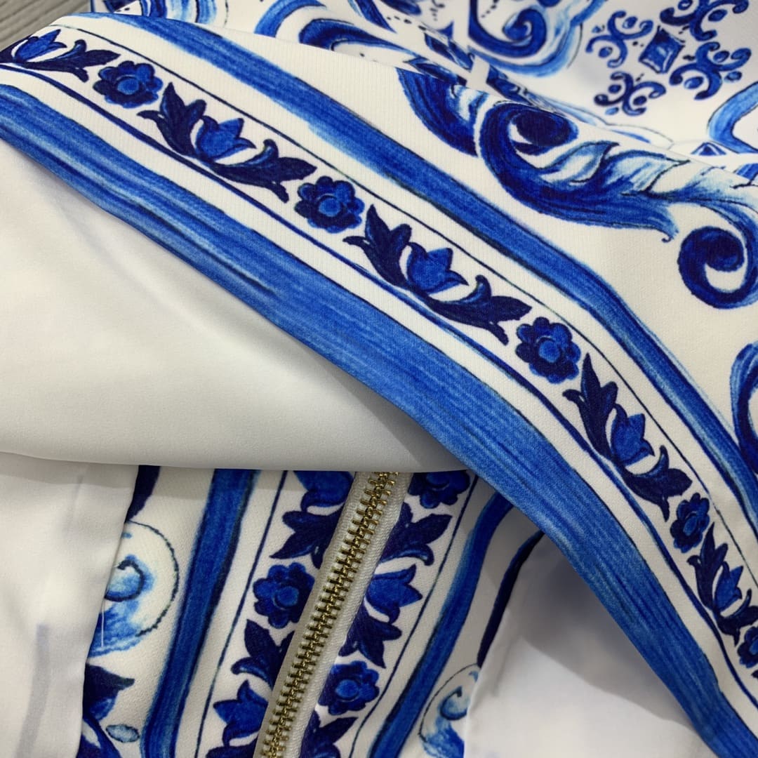 VÁY DOLCE & GABBANA Mediterranean Party Midi Dress High Classy