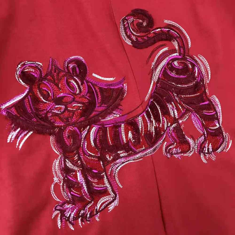 ÁO Dior and Kenny Scharf T-shirt Relaxed Fit Red Cotton Jersey