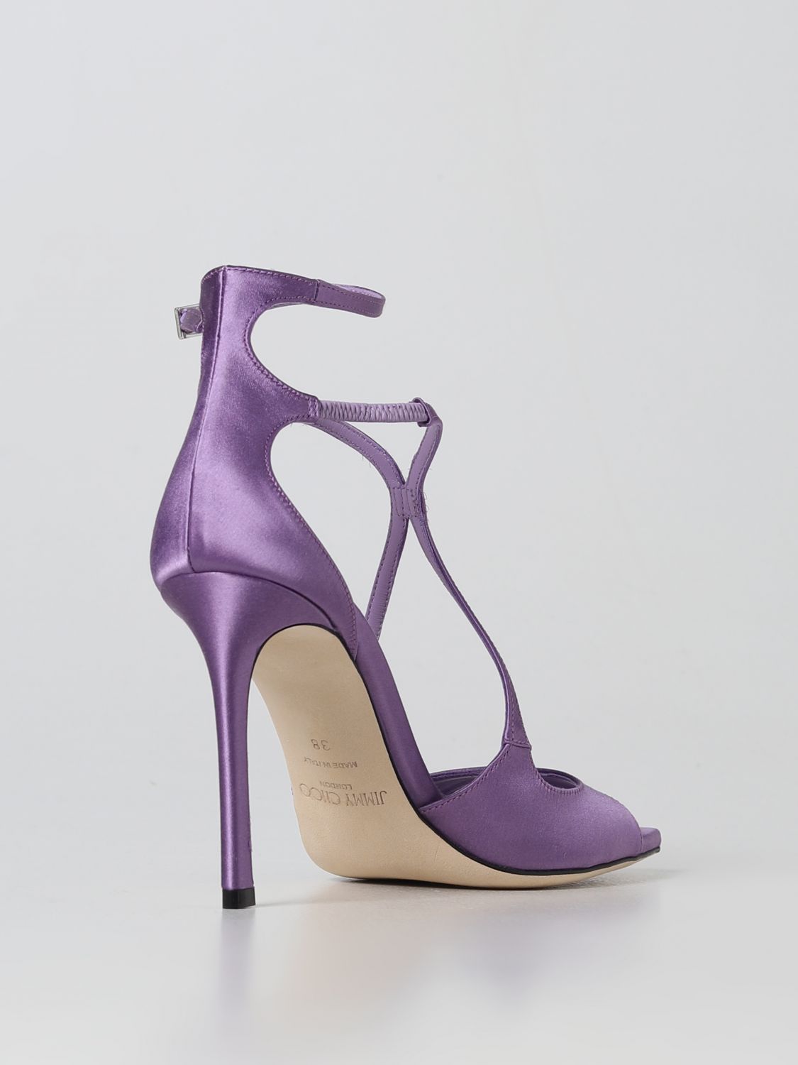 GIÀY JIMMY CHOO Lilac heeled sandals shoes
