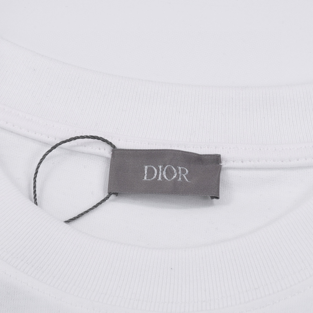 ÁO CHRISTIAN DIOR print cotton jersey T-shirt