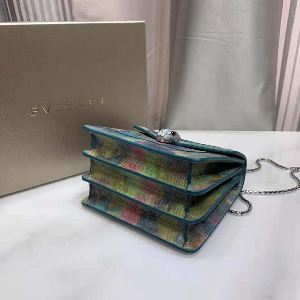 TÚI Bvlgari Women Serpenti Forever Crossbody Bag in Karung Leather