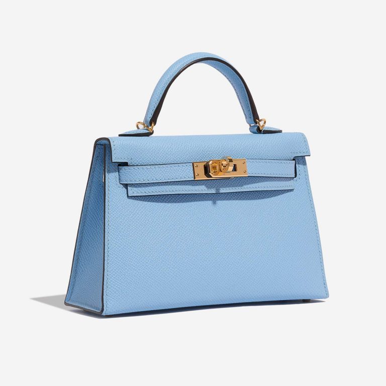 TÚI Hermès Kelly Mini Epsom Blue Celeste