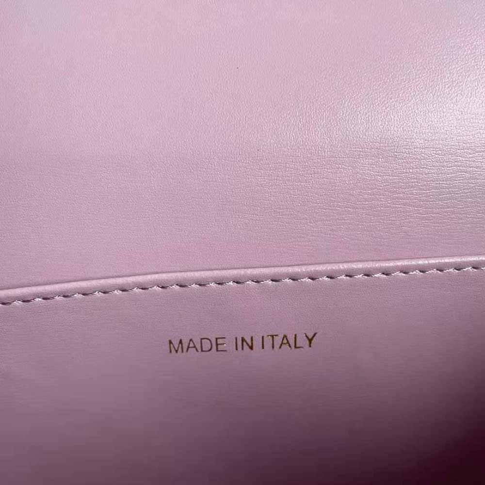 TÚI Celine Women Chain Shoulder Bag Cuir Triomphe in Shiny Calfskin-Pink