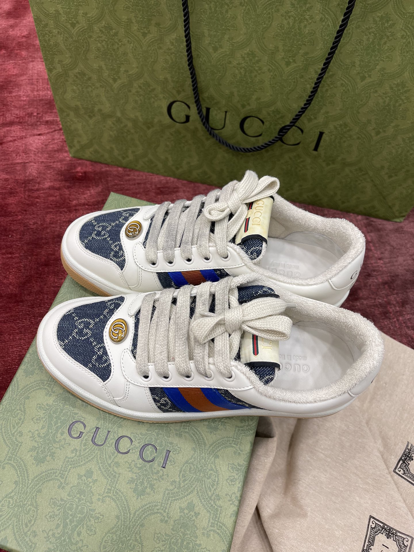 GIÀY GUCCI SCREENER SNEAKER SHOES AAA