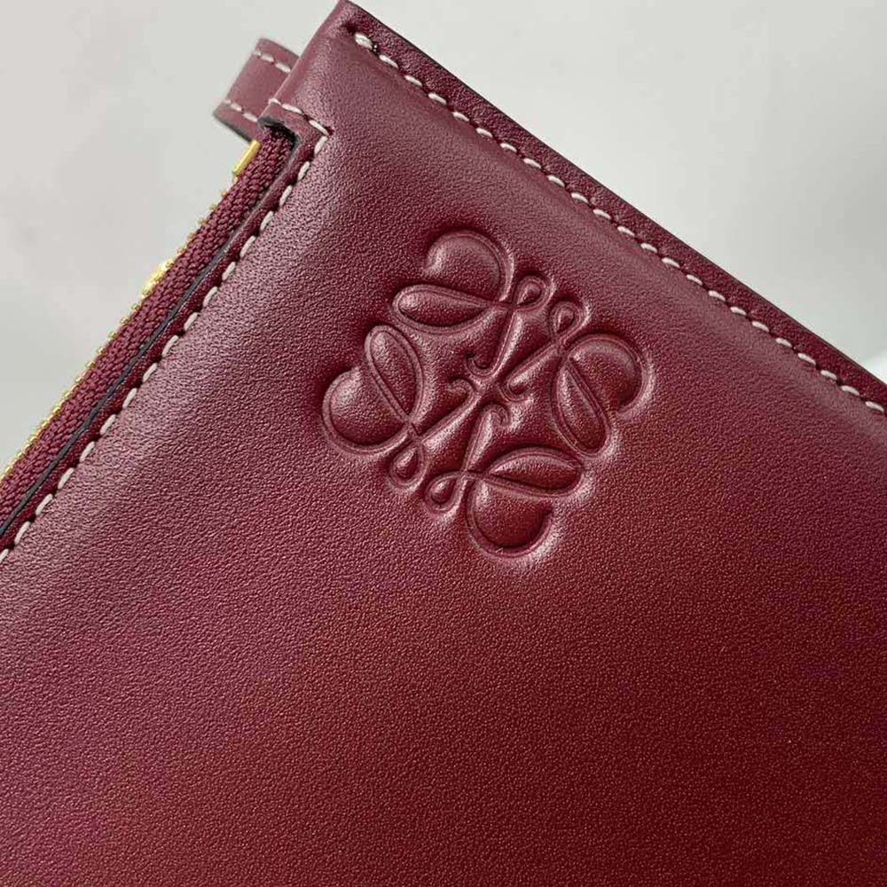 TÚI Loewe Gate Double Zip Pouch in Soft Calfskin