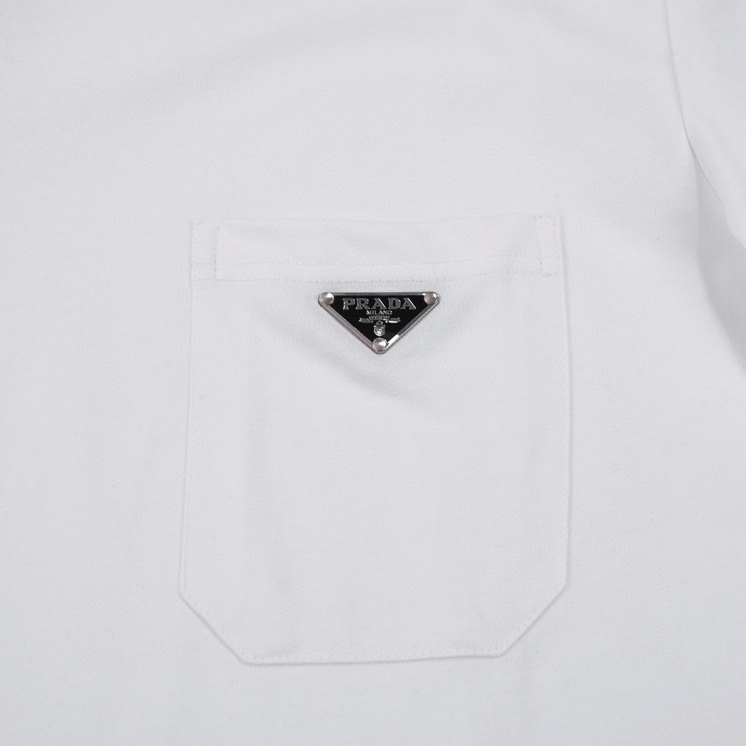 ÁO PRADA print cotton jersey T-shirt