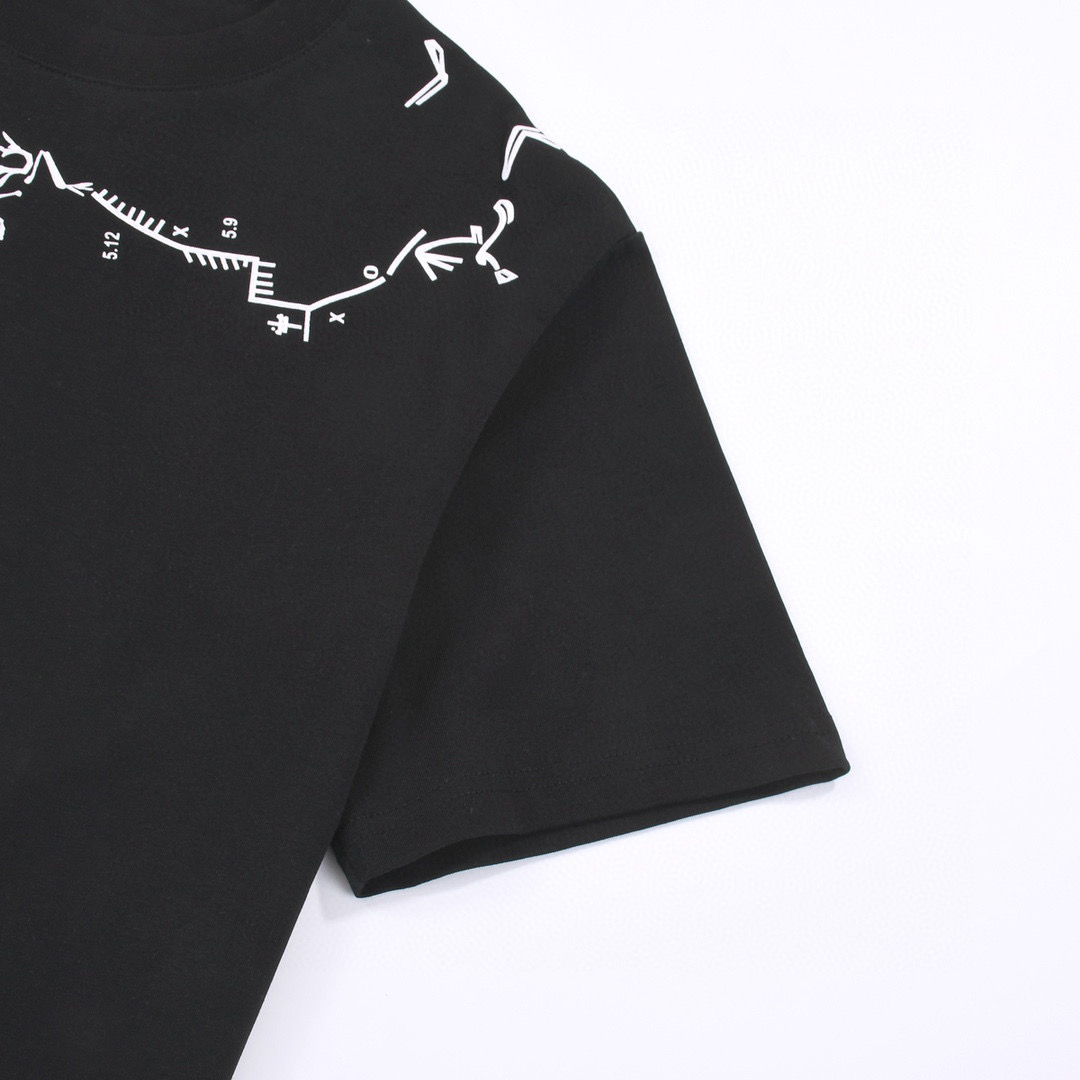 ÁO  ARC'TERYX print cotton jersey T-shirt