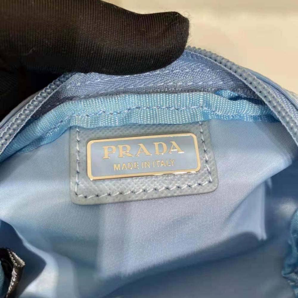 VÍ PRADA Re-Nylon-Xanh dương