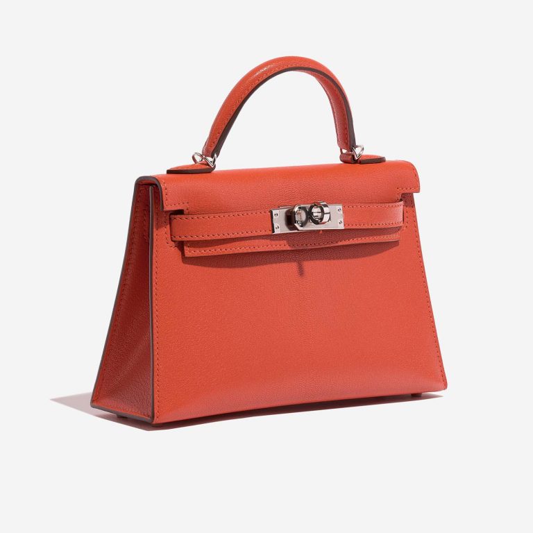 TÚI Hermès Kelly Mini Chèvre Mysore Capucine