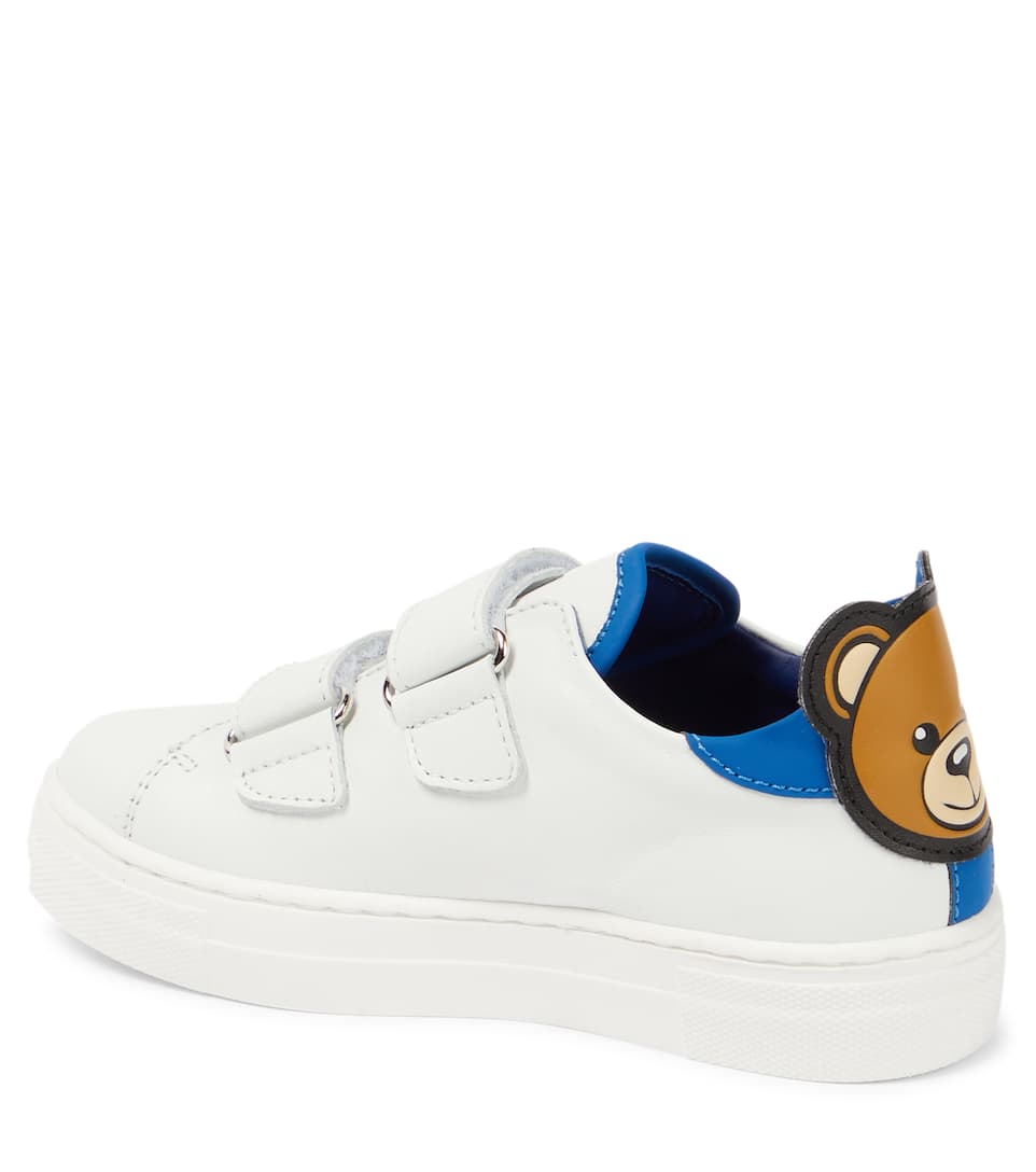 GIÀY MOSCHINO KIDS Leather sneakers