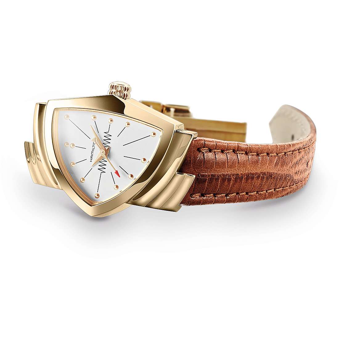 Hamilton Ventura Quartz GOLD IP Men Watch