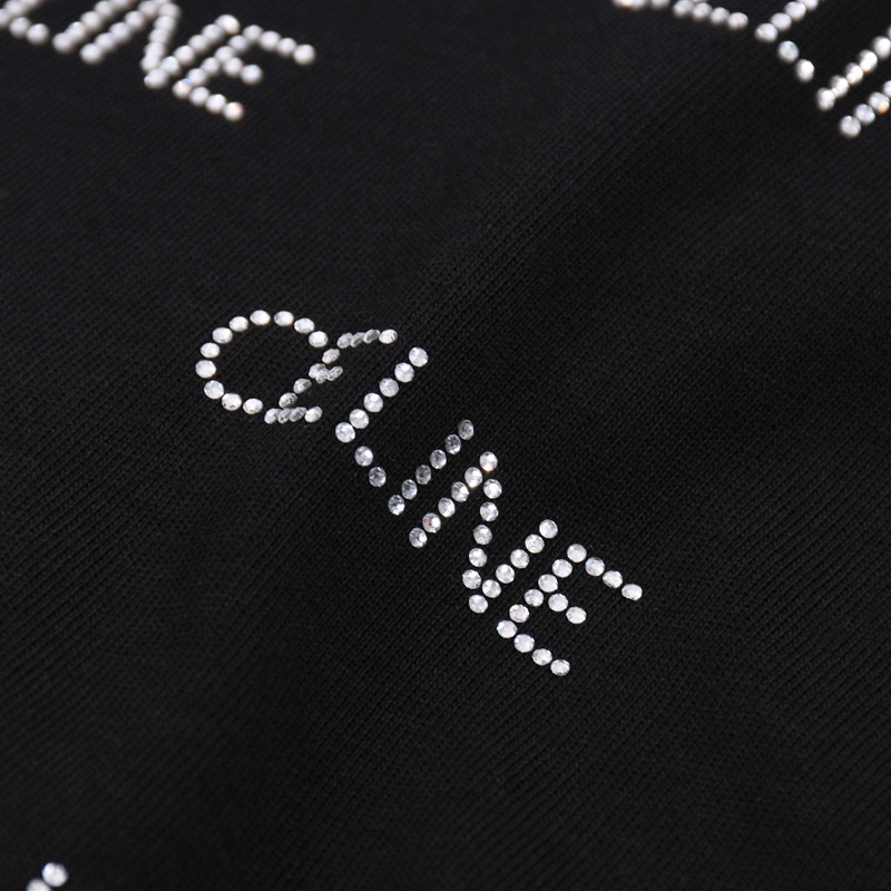 ÁO CELINE PARIS print cotton jersey T-shirt