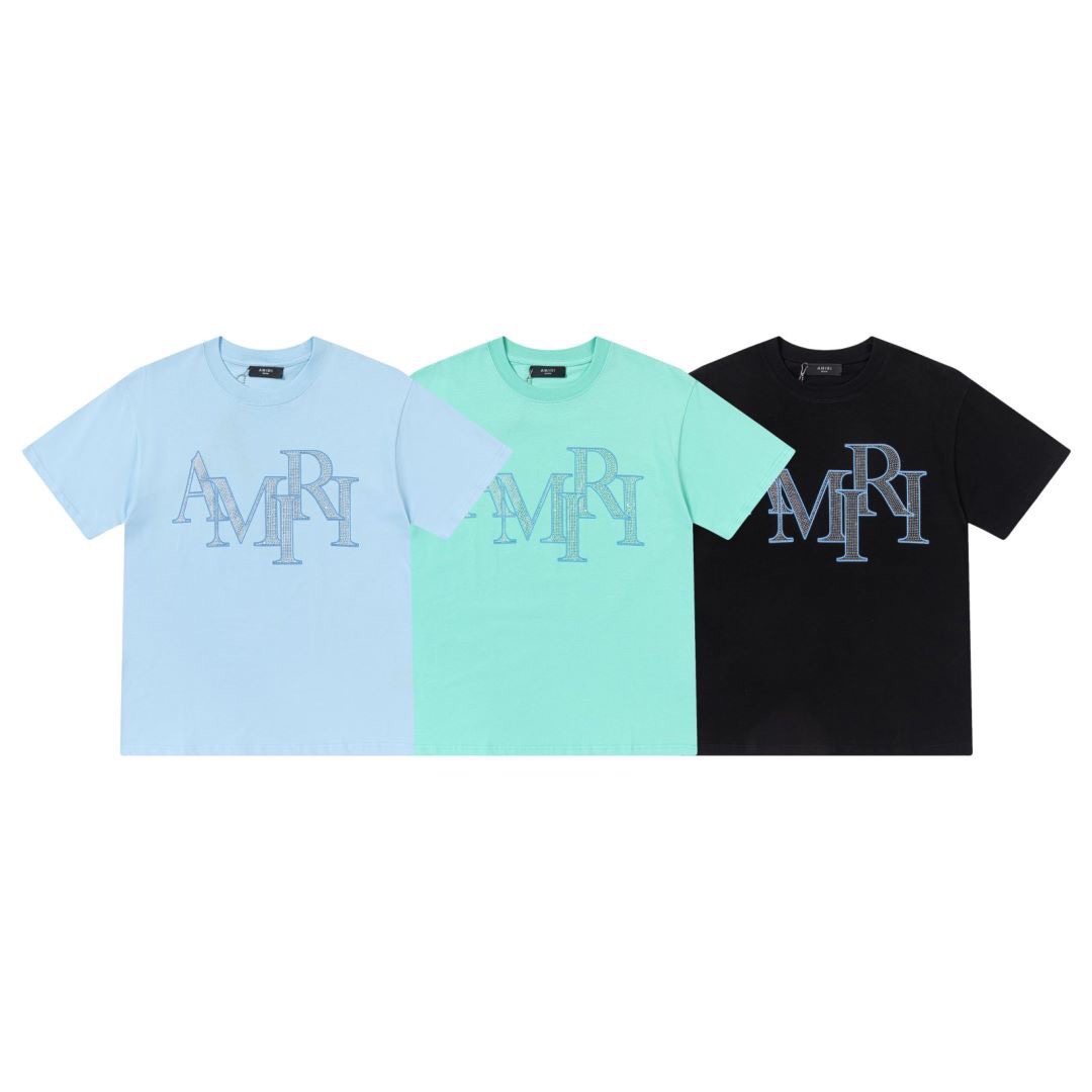 ÁO AMIRI T SHIRT MÀU XANH UNISEX