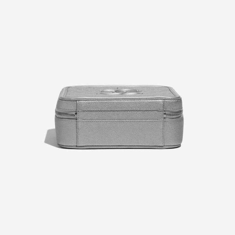 TÚI Chanel Vanity Case Medium Caviar Silver