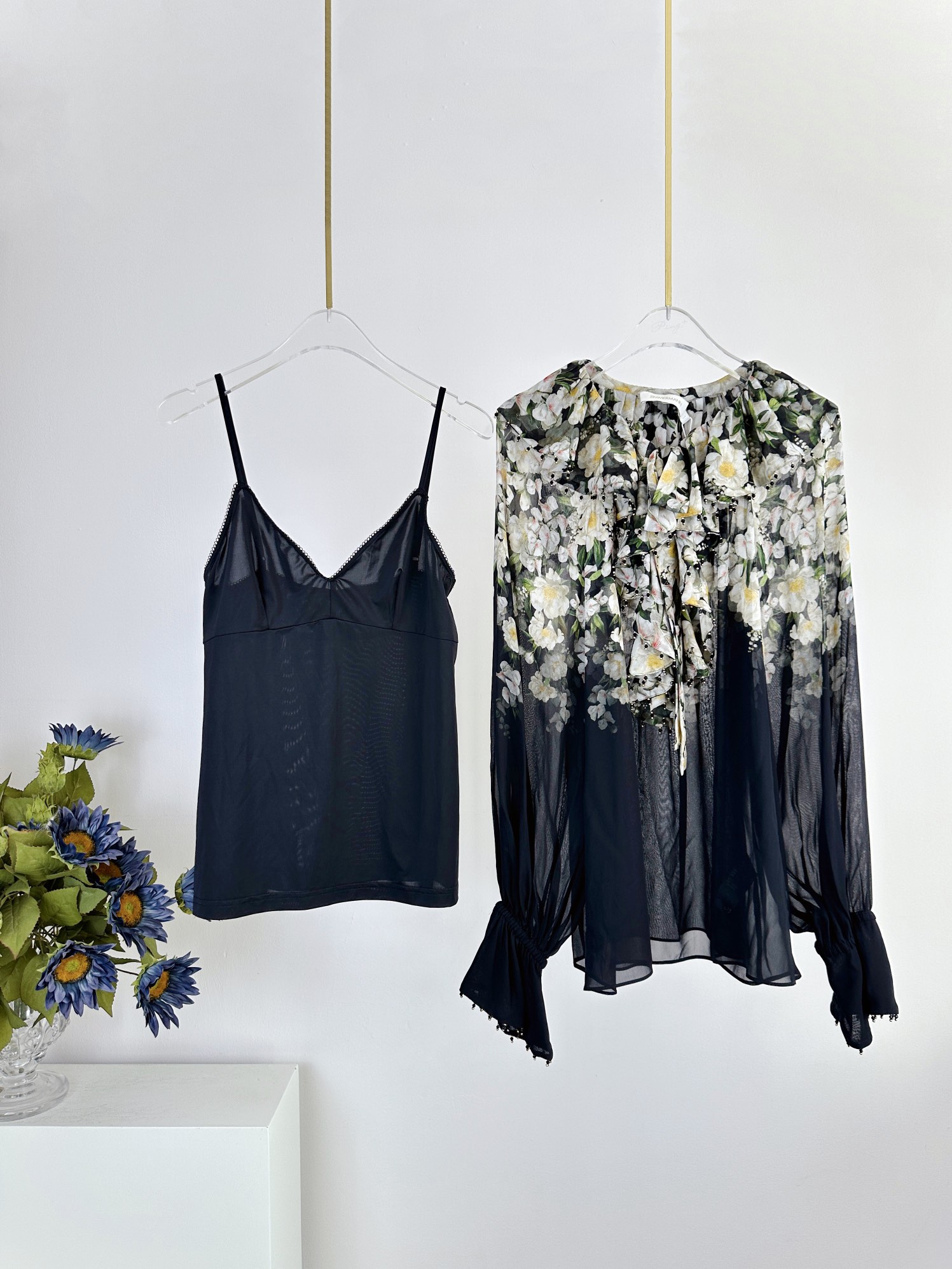 ÁO ZIMMERMANN Camellia Flower Vintage Dress