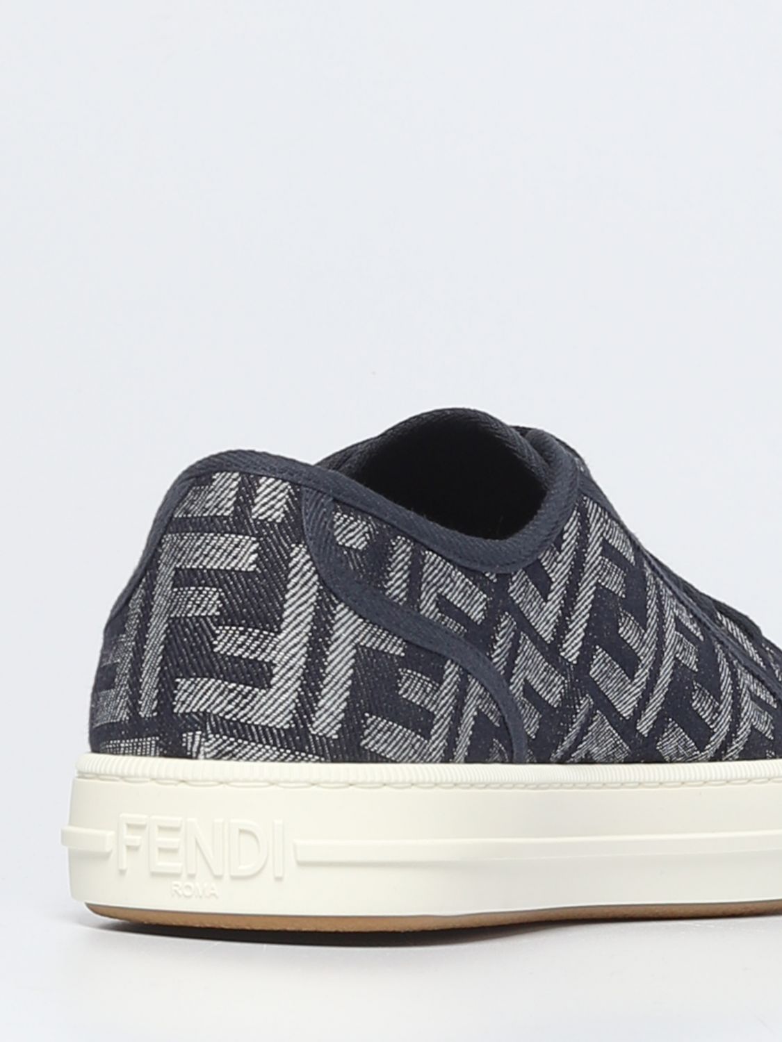 GIÀY FENDI Sneakers in fabric with jacquard FF monogram