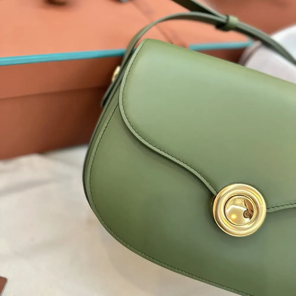 TÚI LORO PIANA Women Mini Ghiera Bag-Dark Green