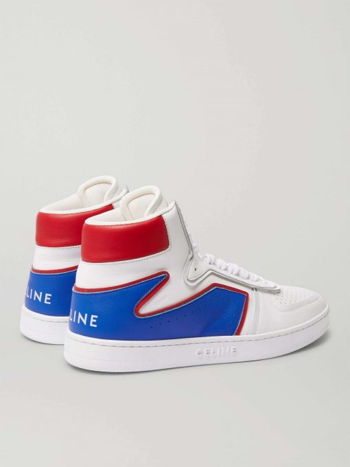 GIÀY CELINE HIGH TOP SNEAKER RED BLUE
