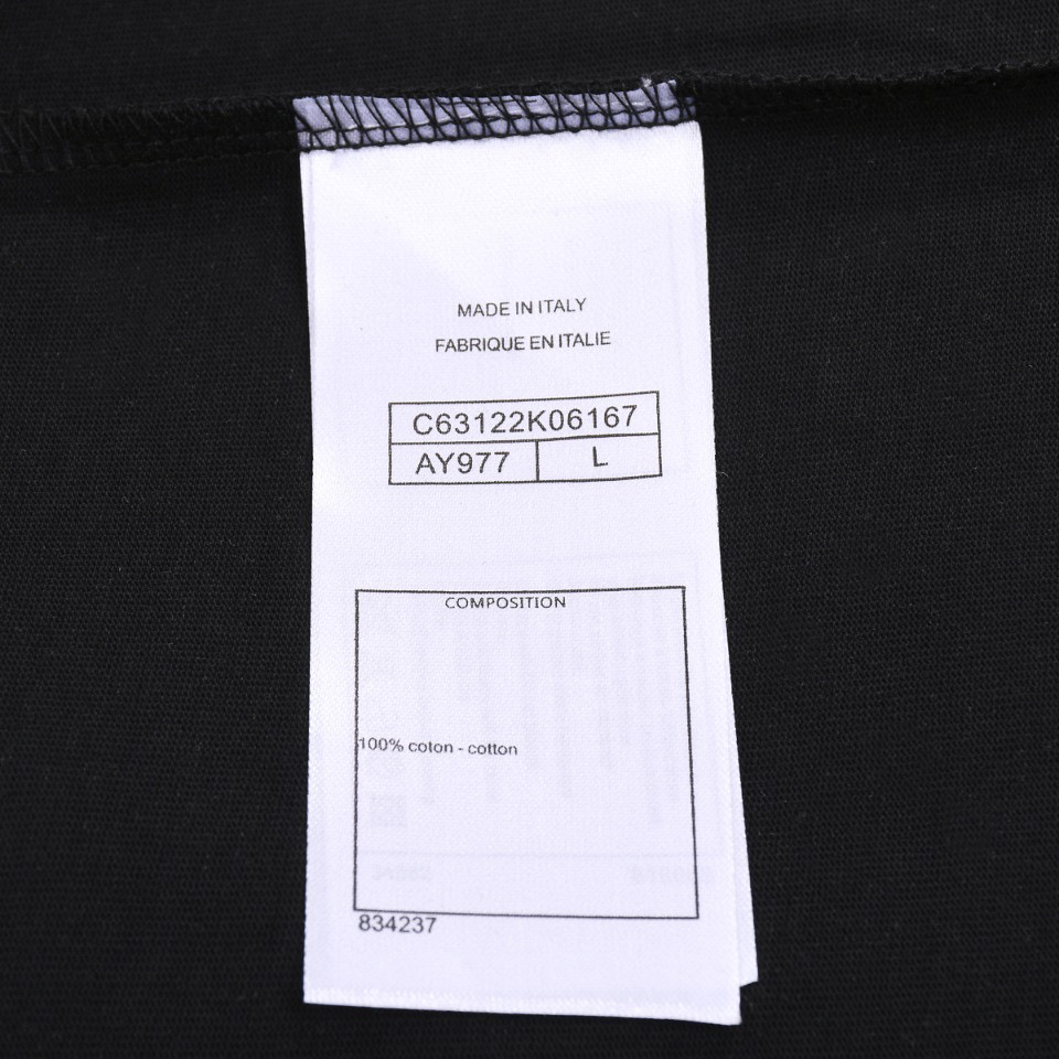 ÁO CHANEL print cotton jersey T-shirt