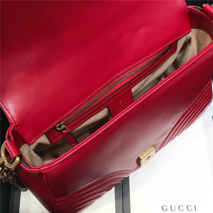 TÚI Gucci GG marmont small top handle bag red Top Quality