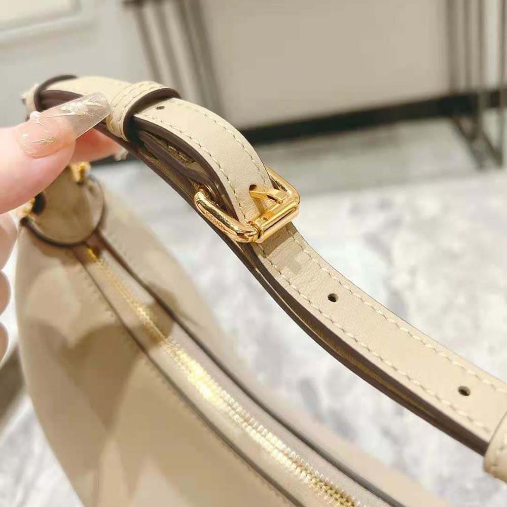 TÚI FENDI Women Fendigraphy Small Mint Beige Leather Bag