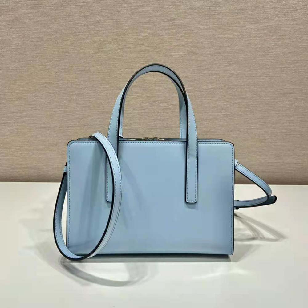 TÚI Prada Women Re-Edition 1995 Brushed-Leather Mini Handbag-Blue