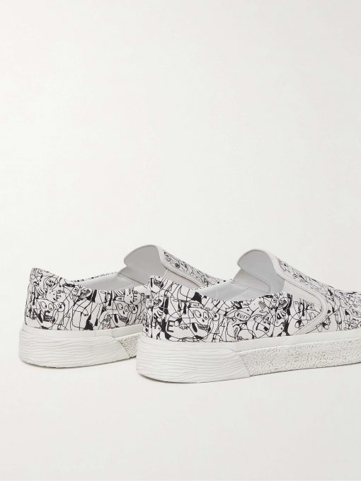 GIÀY CELINE SLIP ON PRINTED CANVAS