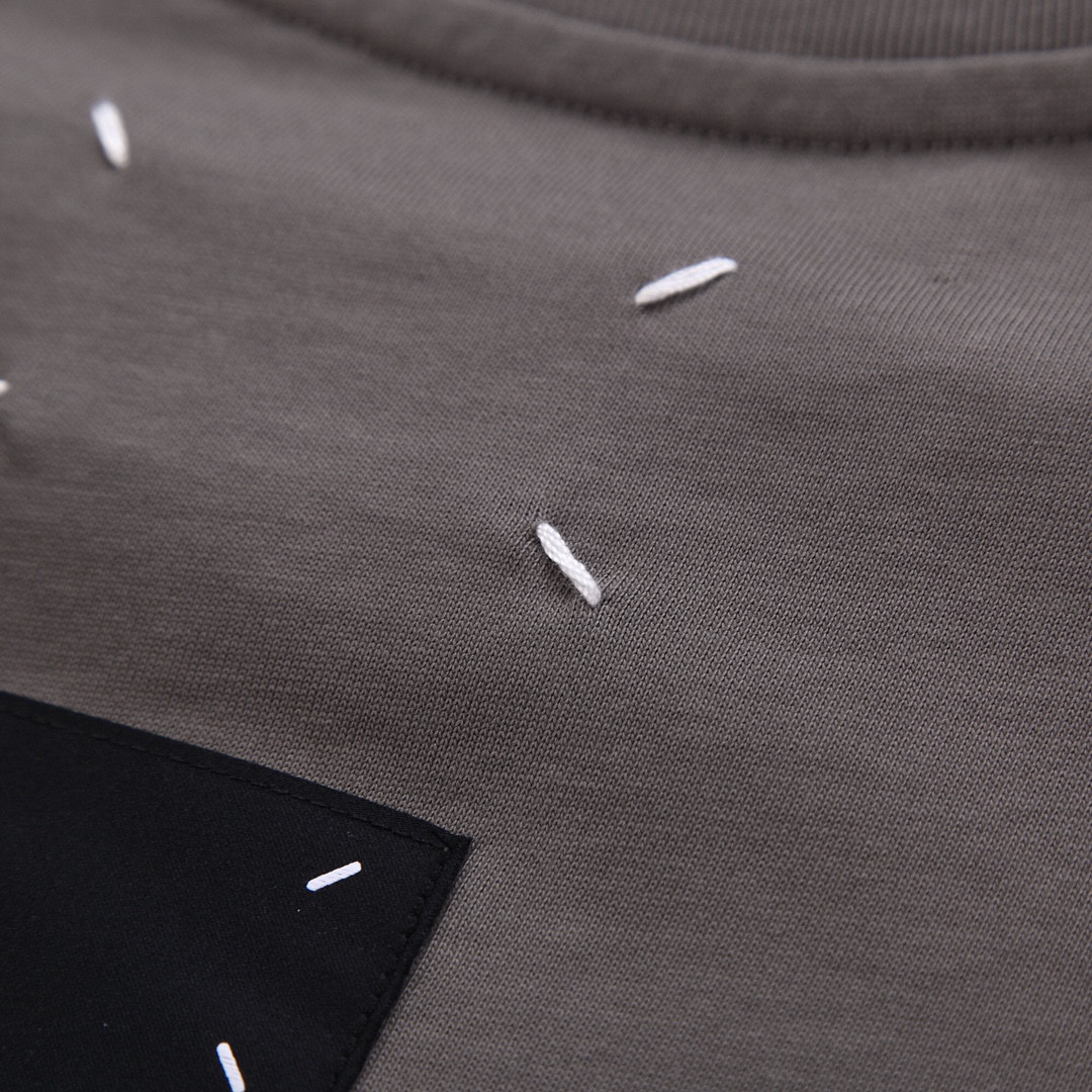 ÁO Maison Margiela print cotton jersey T-shirt