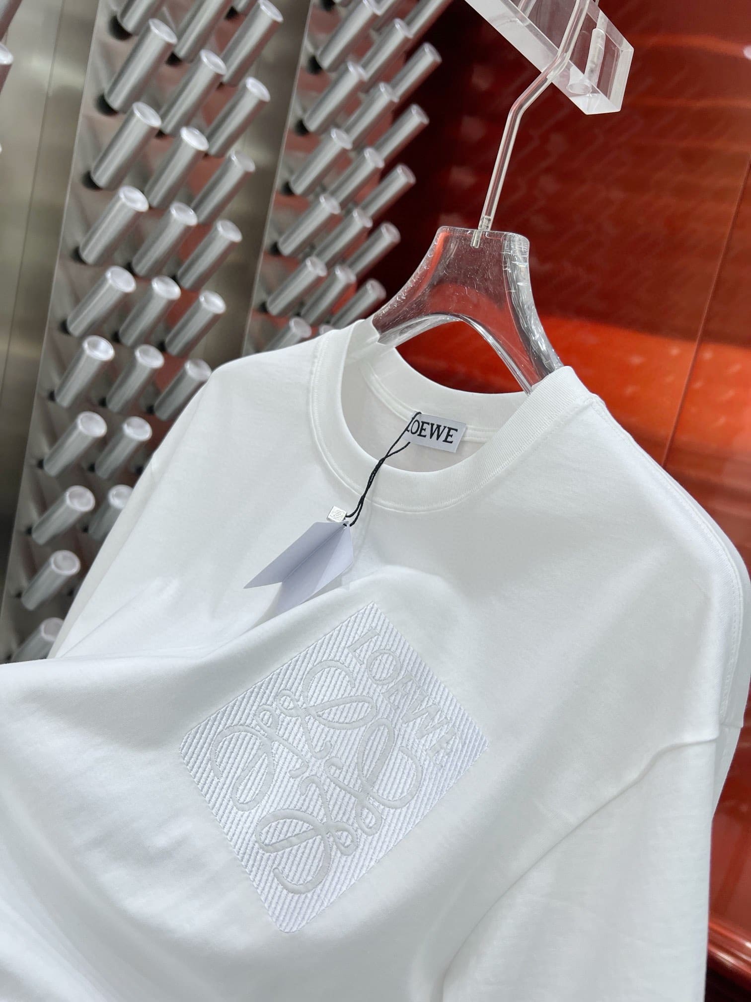 ÁO LOEWE T SHIRT MÀU TRẮNG UNISEX