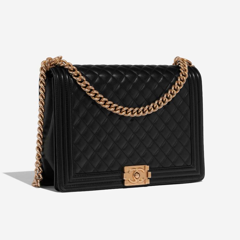 TÚI Chanel Boy Large Lamb Black